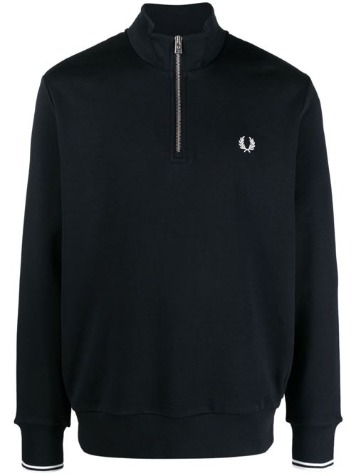 Felpa uomo mezza zip FRED PERRY | M3574608